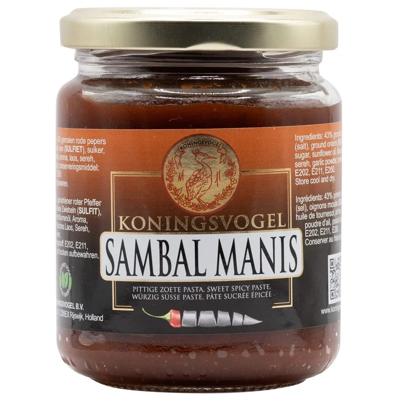 KONINGSVOGEL SAMBAL MANIS 280 GR.