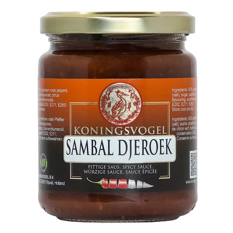 KONINGSVOGEL SAMBAL DJEROEK 270 GR.
