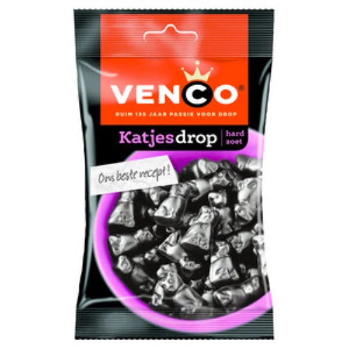 Venco eurolijn katjesdrop 120 gr