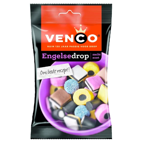 Venco eurolijn engelse drop 100 gr