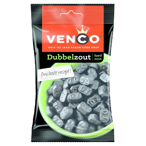 Venco eurolijn dubbelzoute drop 120 gr