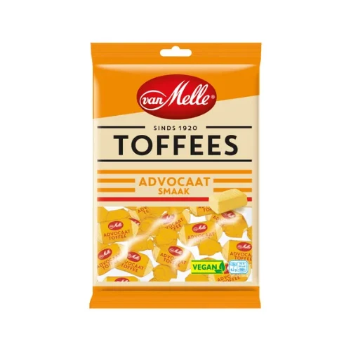 Van melle advocaat toffees 225 gr