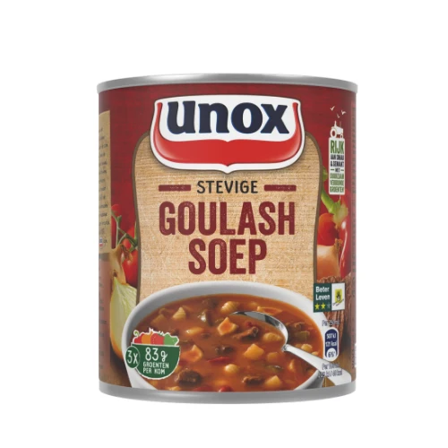 Unox stevige goulashsoep 800 ml.