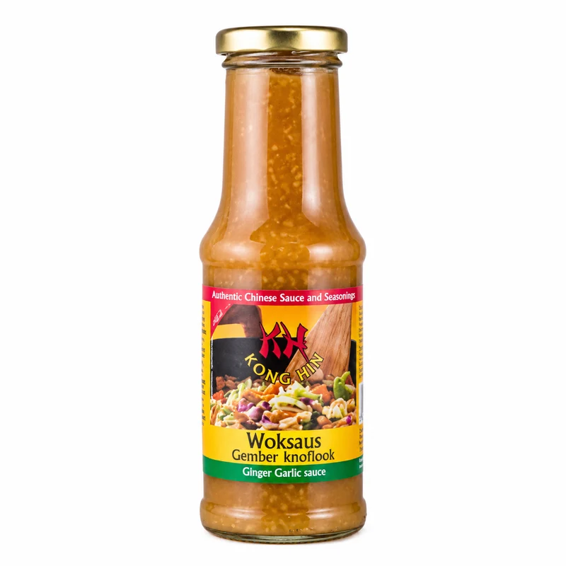 KONG HIN GEMBER KNOFLOOK WOKSAUS 220 ML.