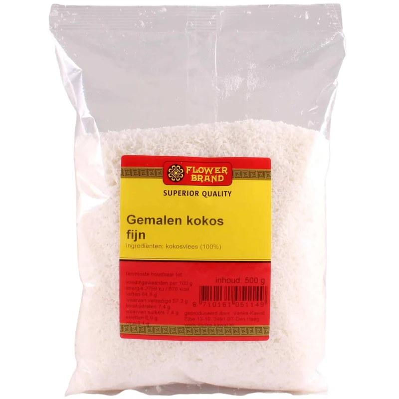 FLOWER BRAND COCOS GEMALEN MED. 500 GR.