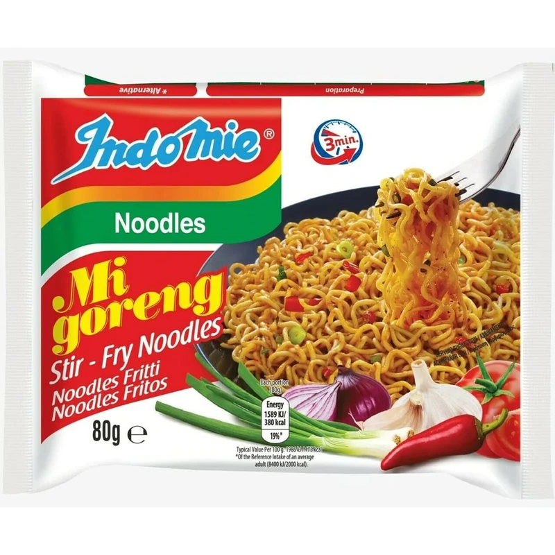 INDOMIE MI GORENG PEDAS 80 GR.