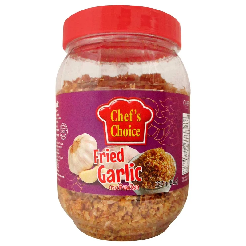 CHEFS CHOICE KNOFLOOKSNIPPERS GEBAKKEN 100 GR.