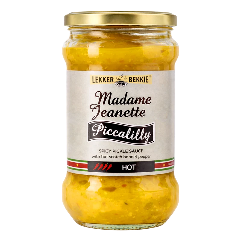LEKKERBEKKIE M. JEANETTE PICCALILLY 290 ML.
