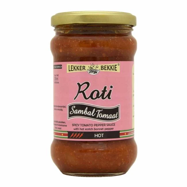 LEKKERBEKKIE ROTI SAMBAL TOMAAT 290 ML.