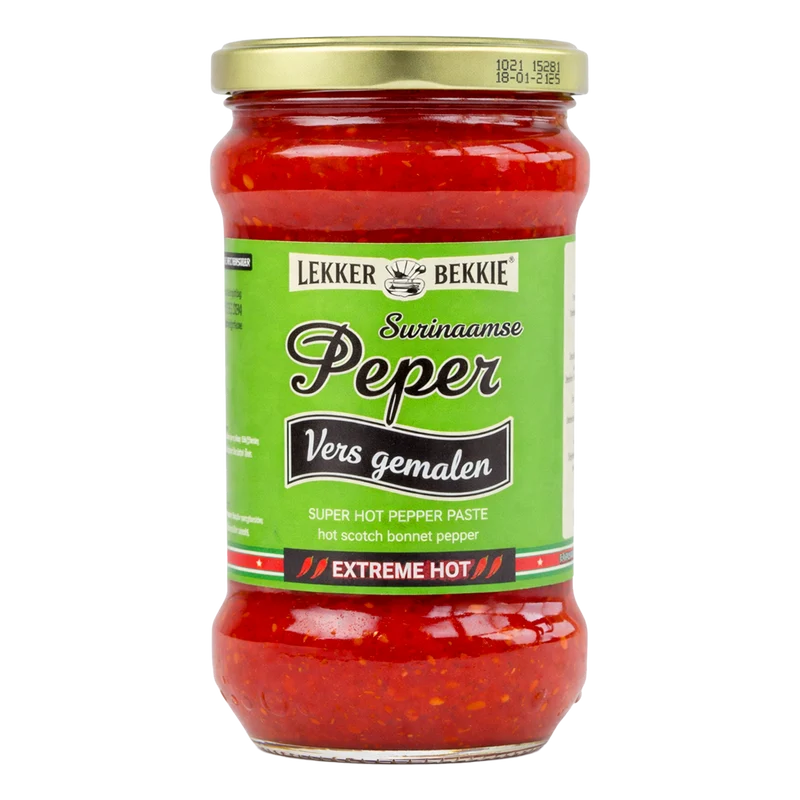 LEKKERBEKKIE SURINAAMSE PEPER 290 ML.
