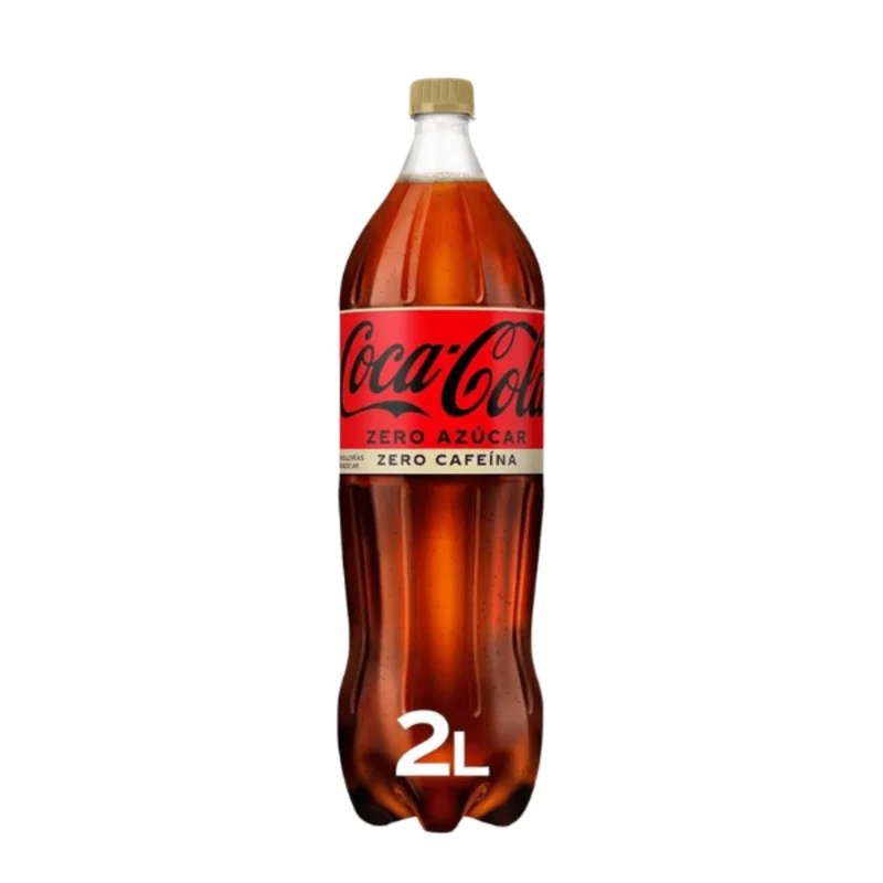 COCA-COLA ZERO SIN CAFÉINA 2 LTR.