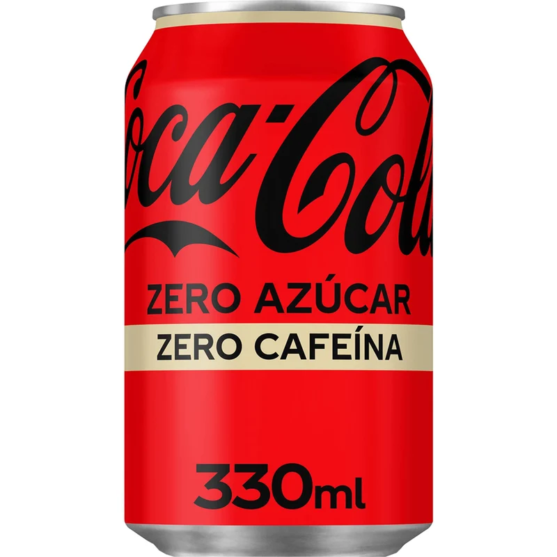 COCA-COLA ZERO SIN CAFEÍNA LATA 33 CL.