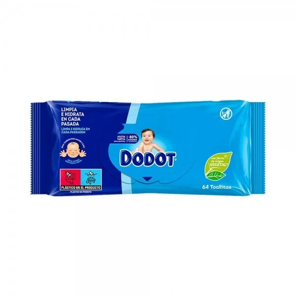 DODOT TOALLITAS DERMOACT. REC. 64 UND.