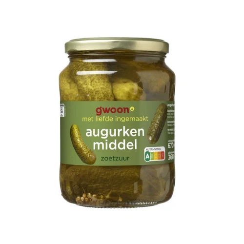 G'woon augurk zoetzuur 330 gr