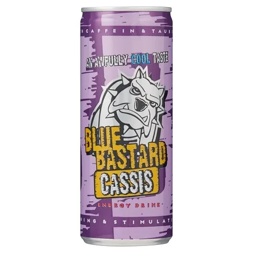Blue bastard energy drink cassis 25 cl