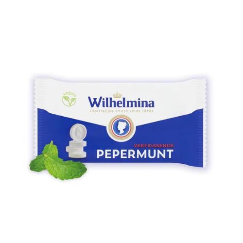 Wilhelmina fris zoete pepermunt 120 gr.