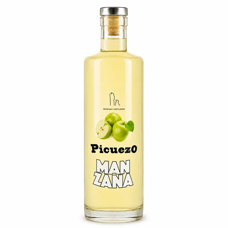 PICUEZO LICOR MANZANA CON ALC. 1 LTR.
