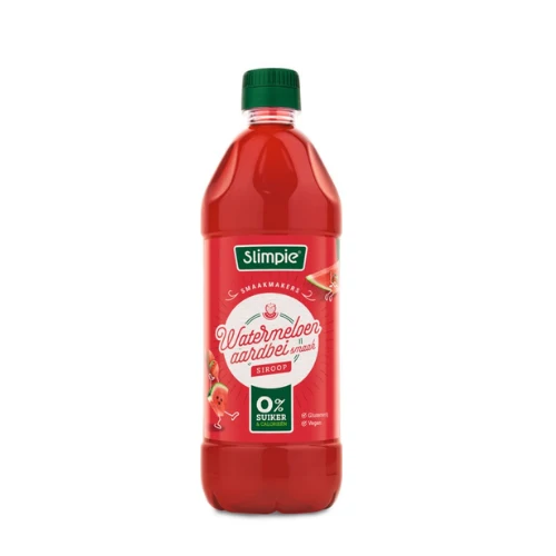 SLIMPIE WATERMELOEN AARDBEI 0% 650 ML