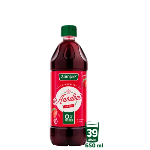 SLIMPIE SIROOP AARDBEI 650 ML
