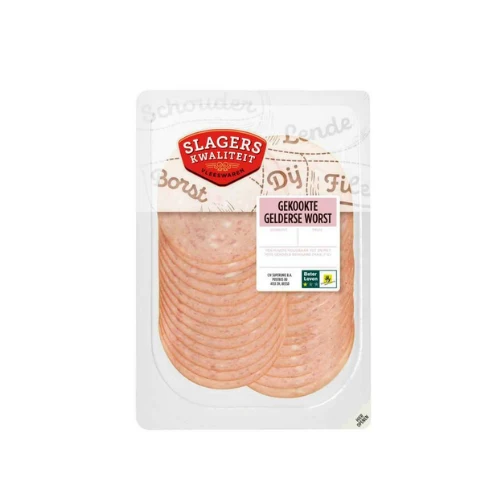Slagerskwaliteit gekookte gelderse 150 gr.