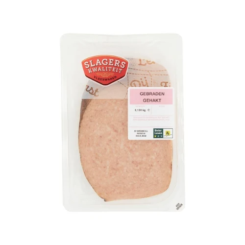 Slagerskwaliteit gebraden gehakt 150 gr.