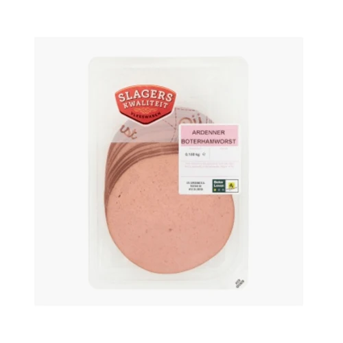 Slagerskwaliteit boterhamworst 150 gr.