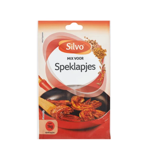 Silvo vierkruiden mix speklapjes 22 gr.