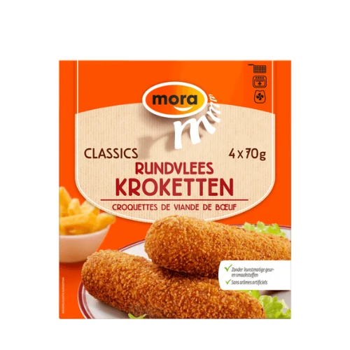 Mora vleeskroket rund 4 st. 320 gr.