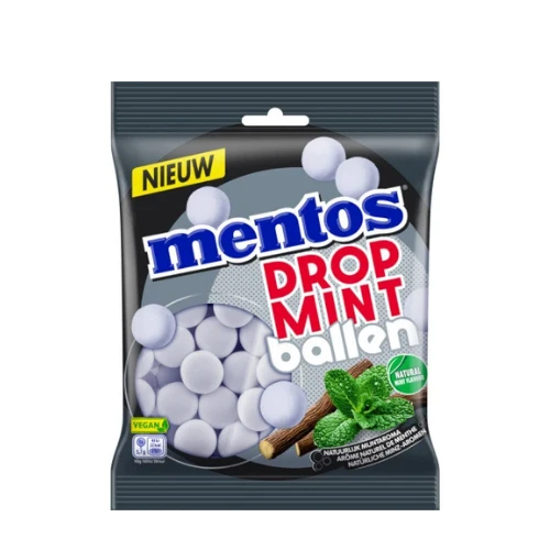 Mentos dropmintballen 220 gr.
