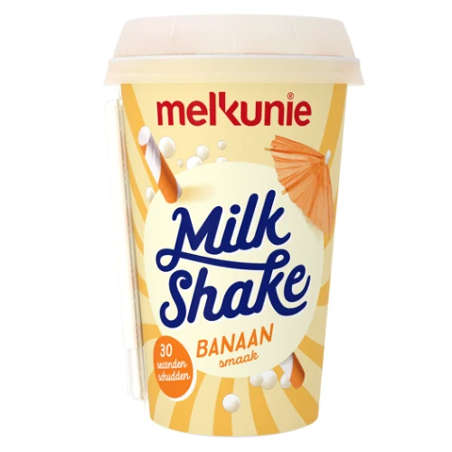 Melkunie milkshake banaan 200 ml.
