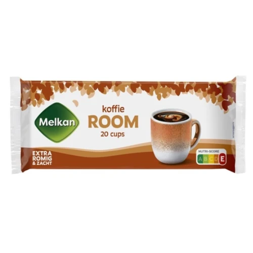 Melkan koffieroom 20% vet 187 gr.