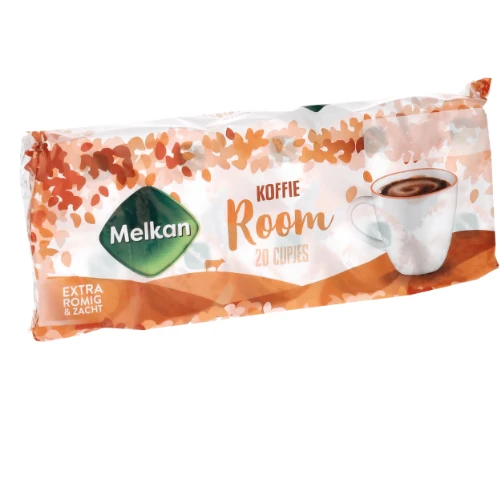 Melkan koffiemelk roomcups 20 st. 146 ml.