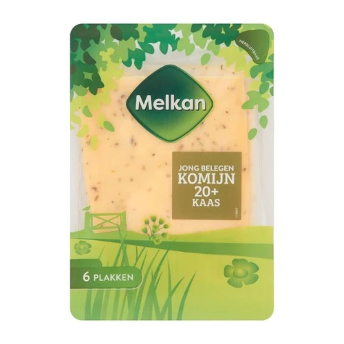 Melkan jong komijn plak 20+ 150 gr.
