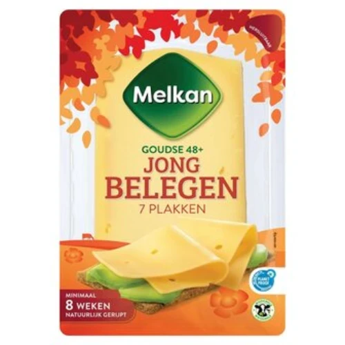 Melkan jong belegen 48+ plak 7 st.