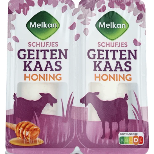 Melkan geitenkaas honing 200 gr.