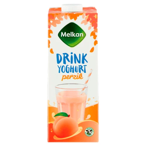 Melkan drinkyoghurt perzik 1 ltr.