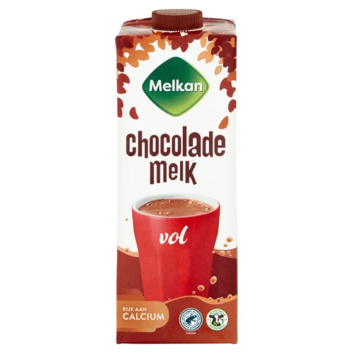 Melkan chocolademelk vol 1 ltr.