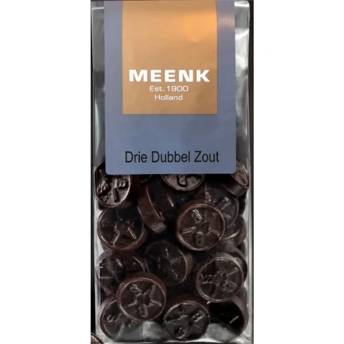 Meenk dubbel zoute drop 180 gr.
