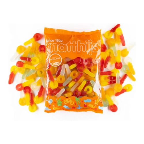 Matthijs fruitsleutels gelatine vrij 800 gr.
