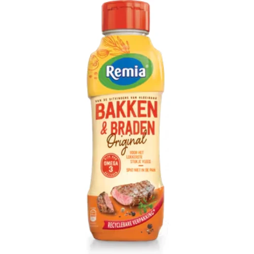Remia bak & braad vloeibaar 500 ml.