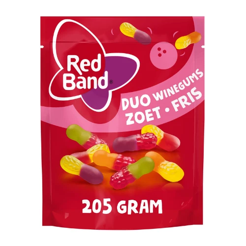 Red band winegum duo zoet fris stazak 205 gr.