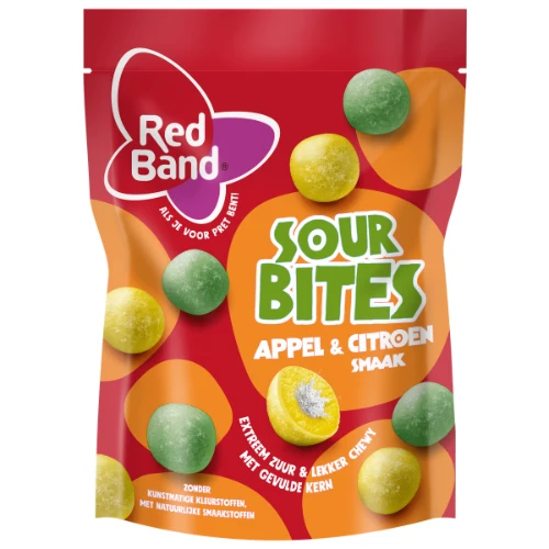 Red band sour bites appel & citroen 145 gr.