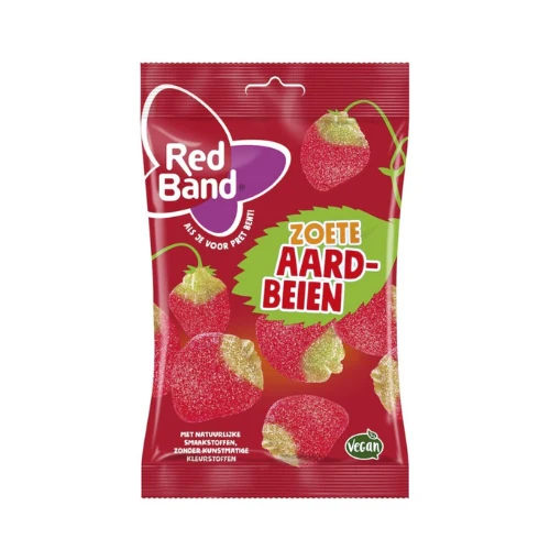 Red band aardbeien zak 180 gr.