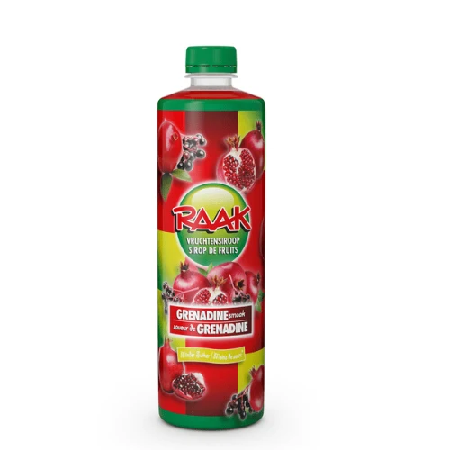Raak siroop grenadine 75 cl.