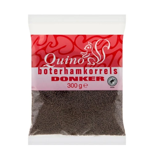Quino boterhamkorrels donker 300 gr.