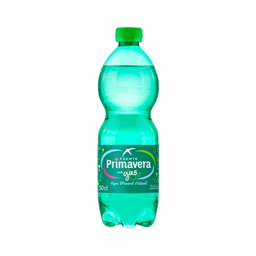 FUENTE PRIMAVERA AGUA C/GAS 6x50 CL.