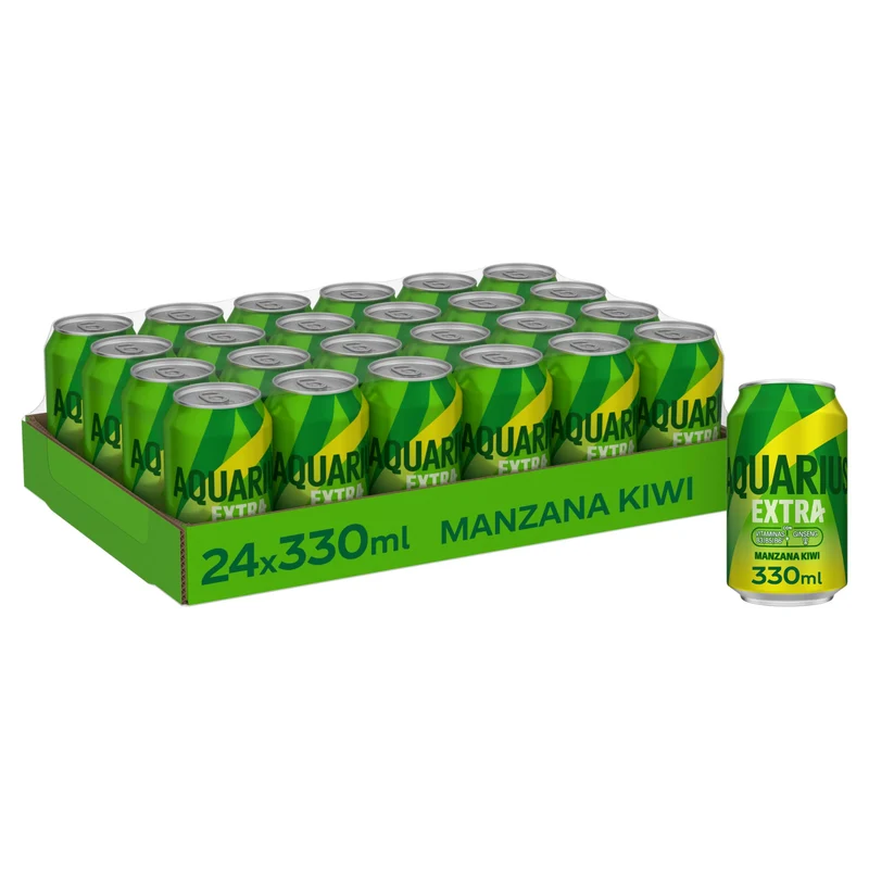 AQUARIUS MANZANA KIWI LATA 24x33 CL.