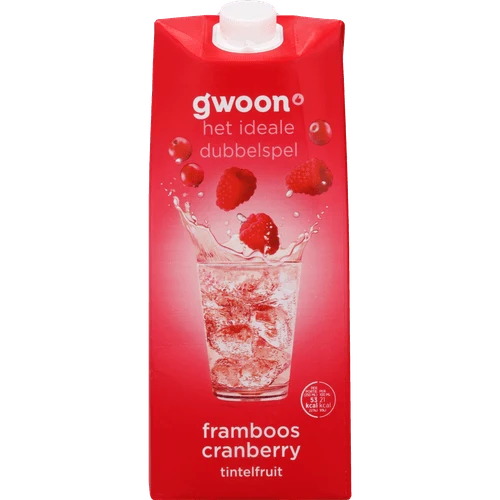 G'WOON TINTELFRUIT FRAMBOOS CRANBERRY 1,5 LTR.