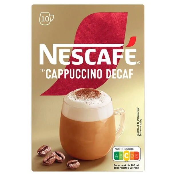 NESCAFÉ CAPPUCCINO DECAFE 10 STUKS