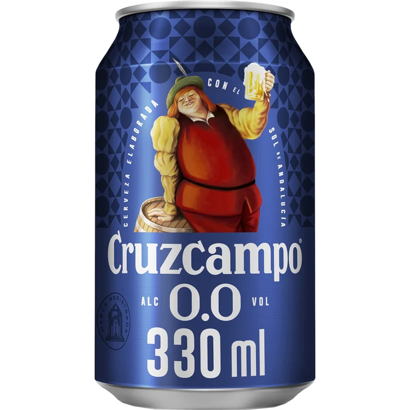 CRUZCAMPO 0,0% SIN ALC. LATA 33 CL.